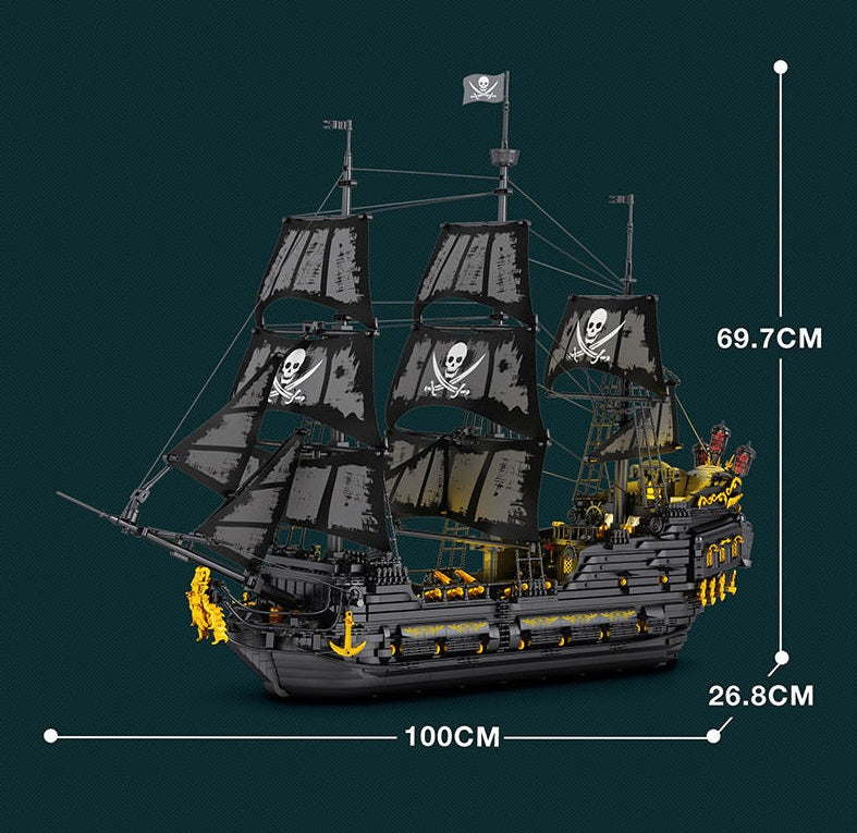 66036 - The Black Pearl with lighting.