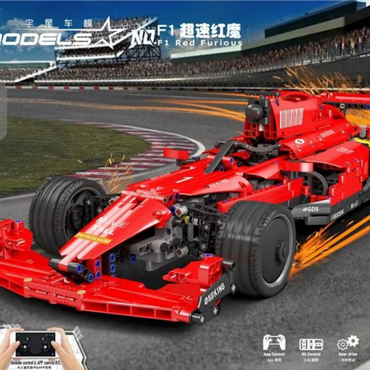 18024A Remote Control F1 Furious Red Racing Car