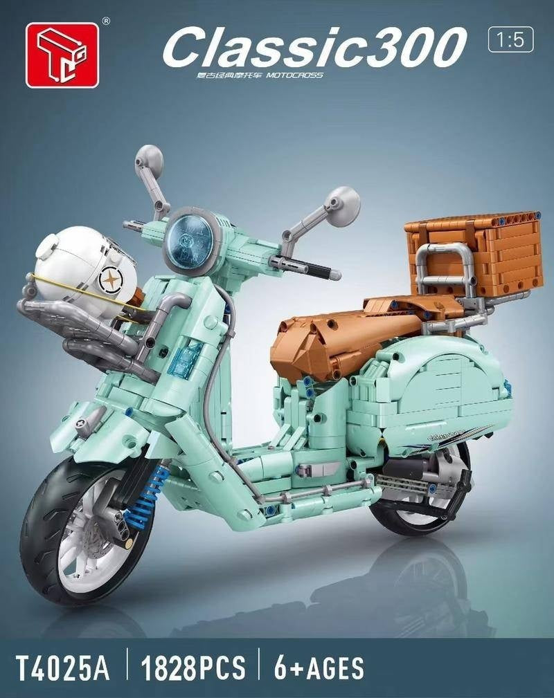 T4025B Vespa Classic 300 1/5 Scale