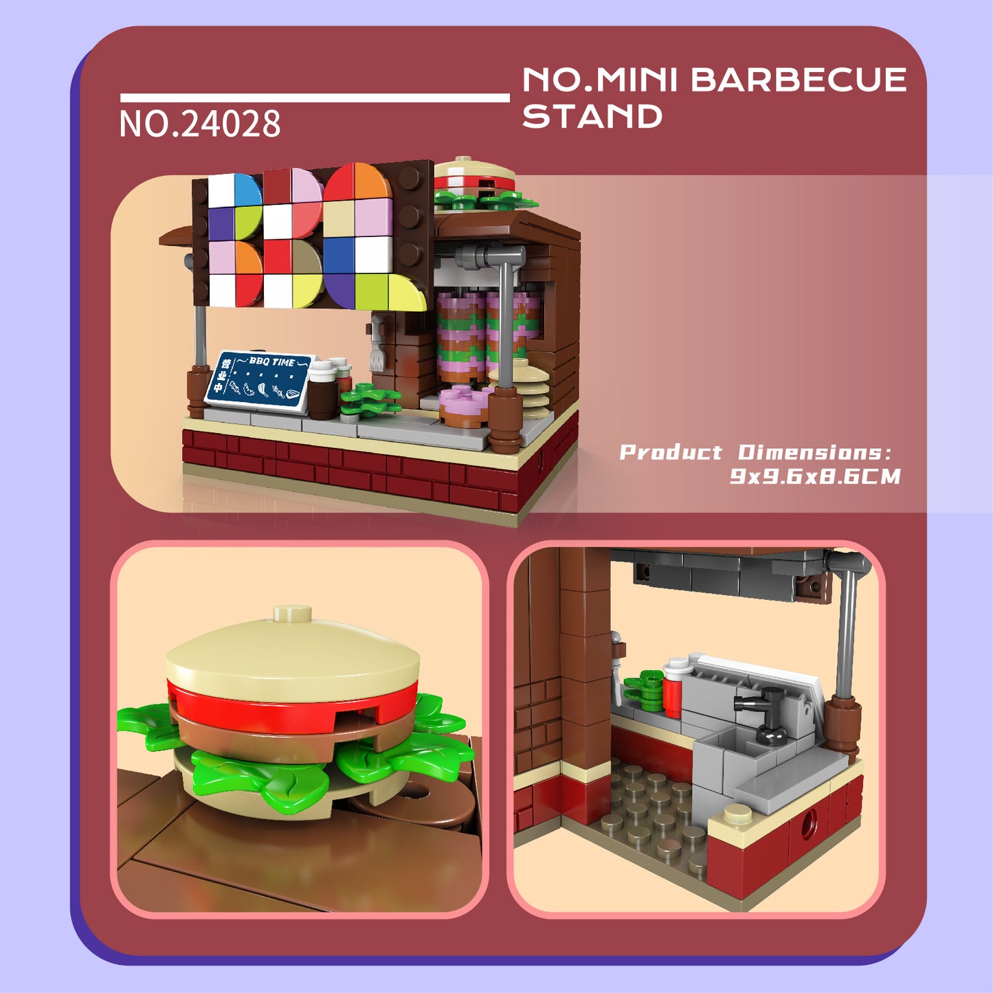 24028 MiniStall BBQ Stall