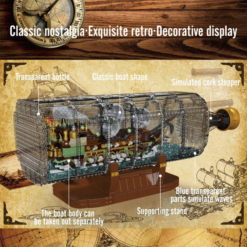 10067 Ship in a bottle - Flying Dutchman