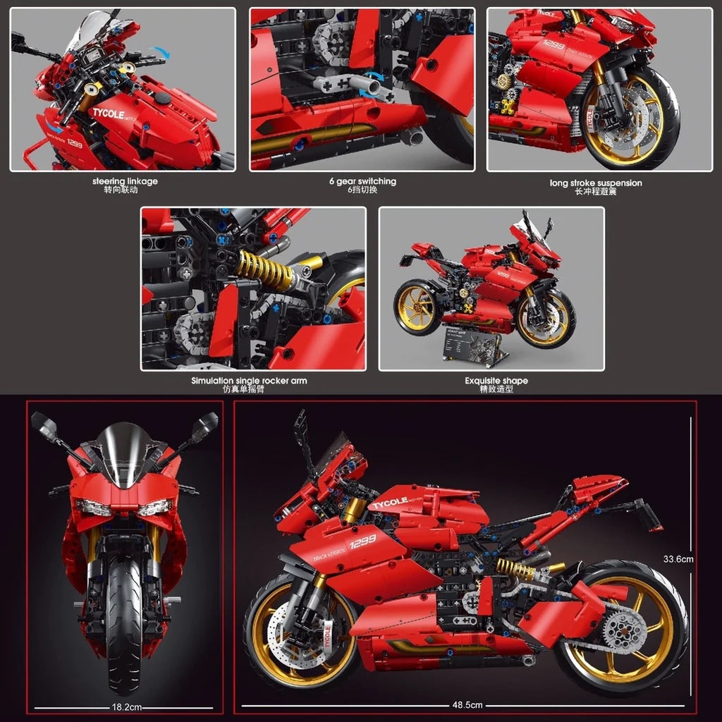 T4020 Ducati Motorcycle 1/5 Scale