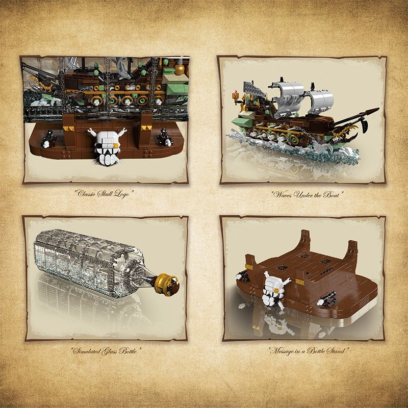 10067 Ship in a bottle - Flying Dutchman