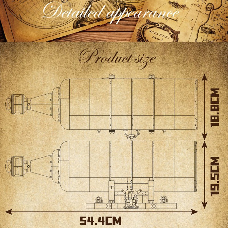 10067 Ship in a bottle - Flying Dutchman