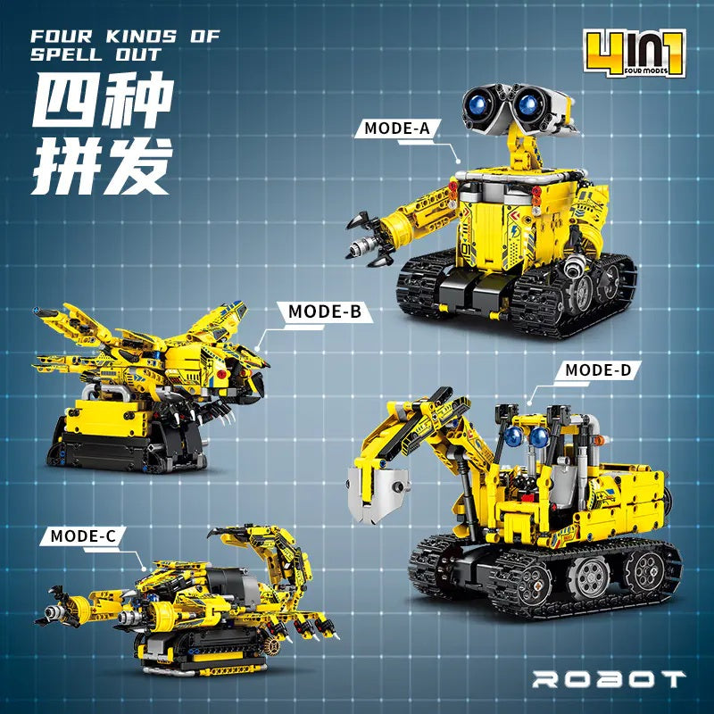 JD043 - R/C Robot - 4 build styles