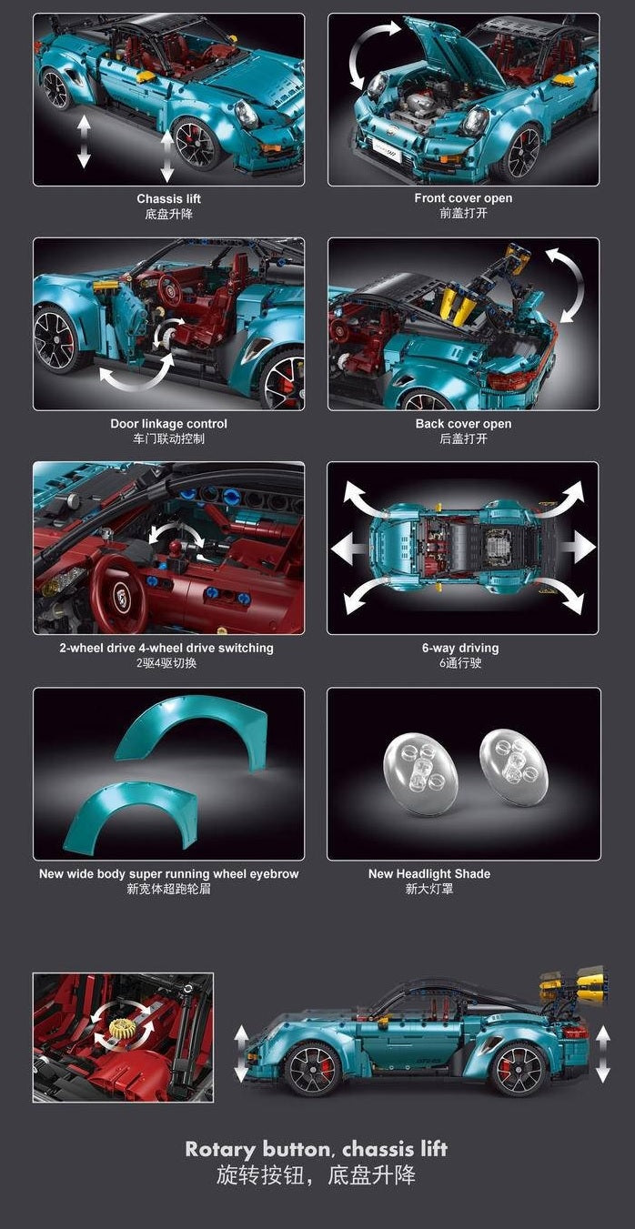 T5026B 911 GT2 RS 1/8 Scale