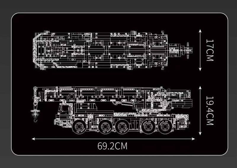 17073 LTM 1110 R/C Crane