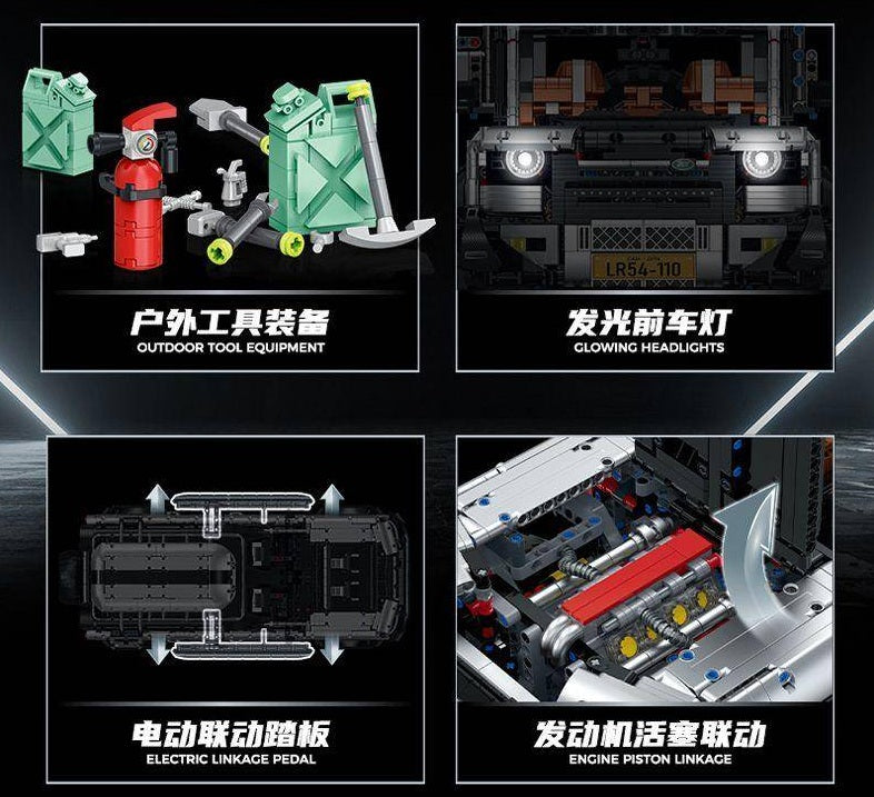 10620 - Defender 110 1/8 Scale with Power Upgrade Option