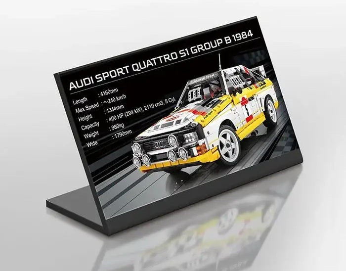 23043 Audi Quattro 1/8 Scale with lighting
