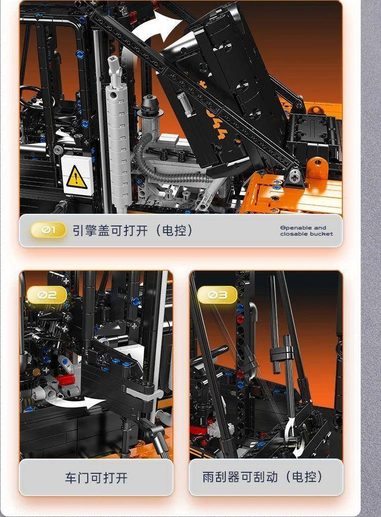 17044 - 1/6 Scale Motorised HD Forklift