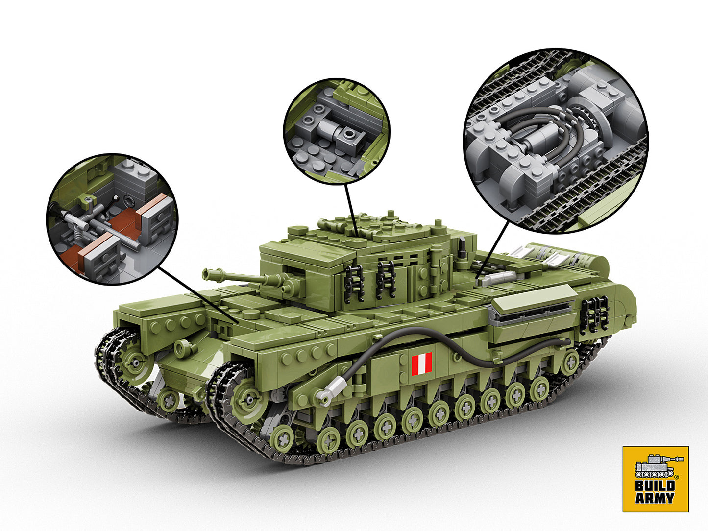 B2001 - Churchill Tank 1/33 Scale