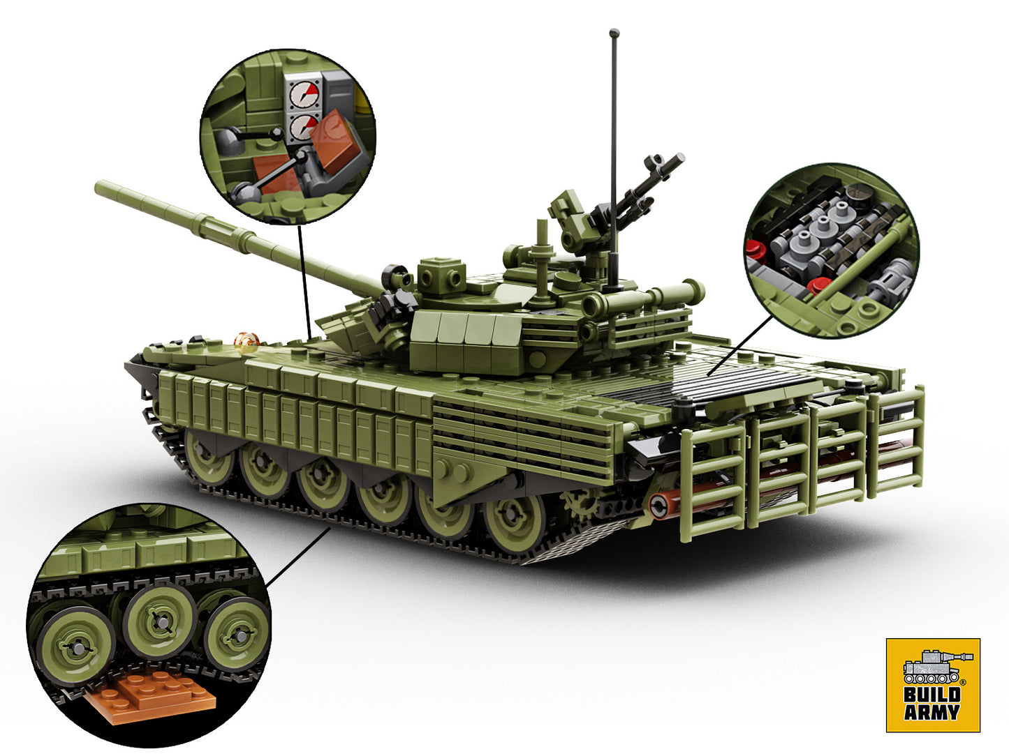 BM004 - T-72 B3 Tank 1/33 Scale