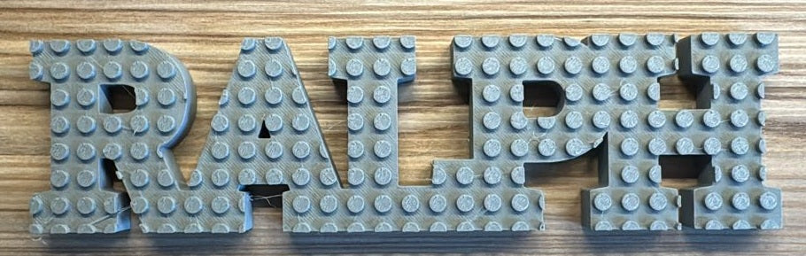 Building Block Name Plates