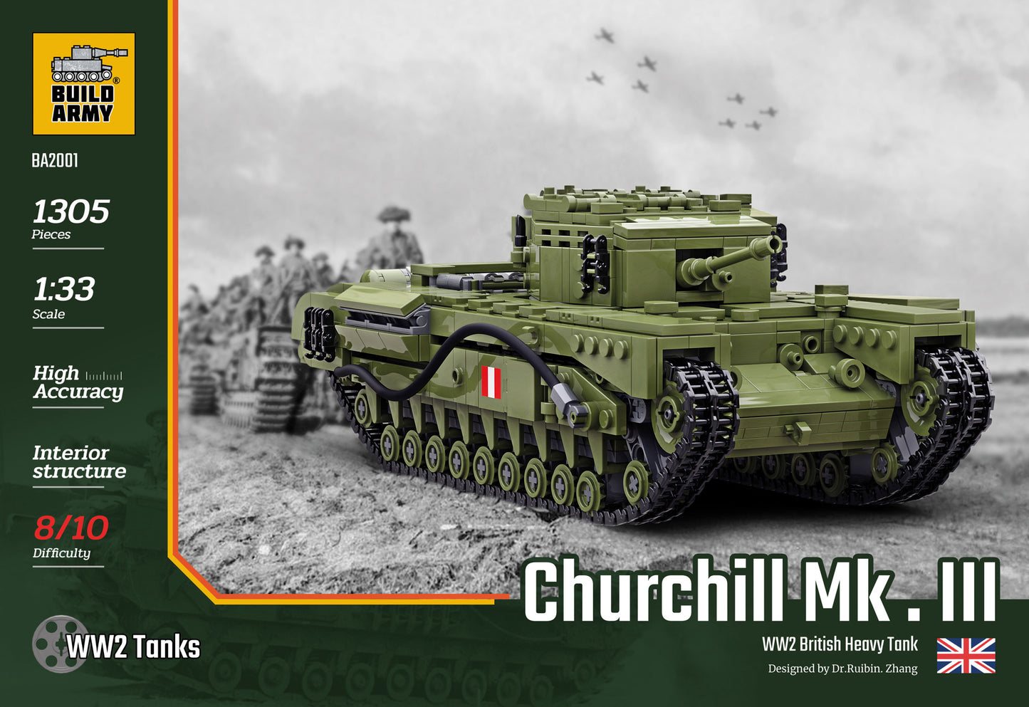 B2001 - Churchill Tank 1/33 Scale