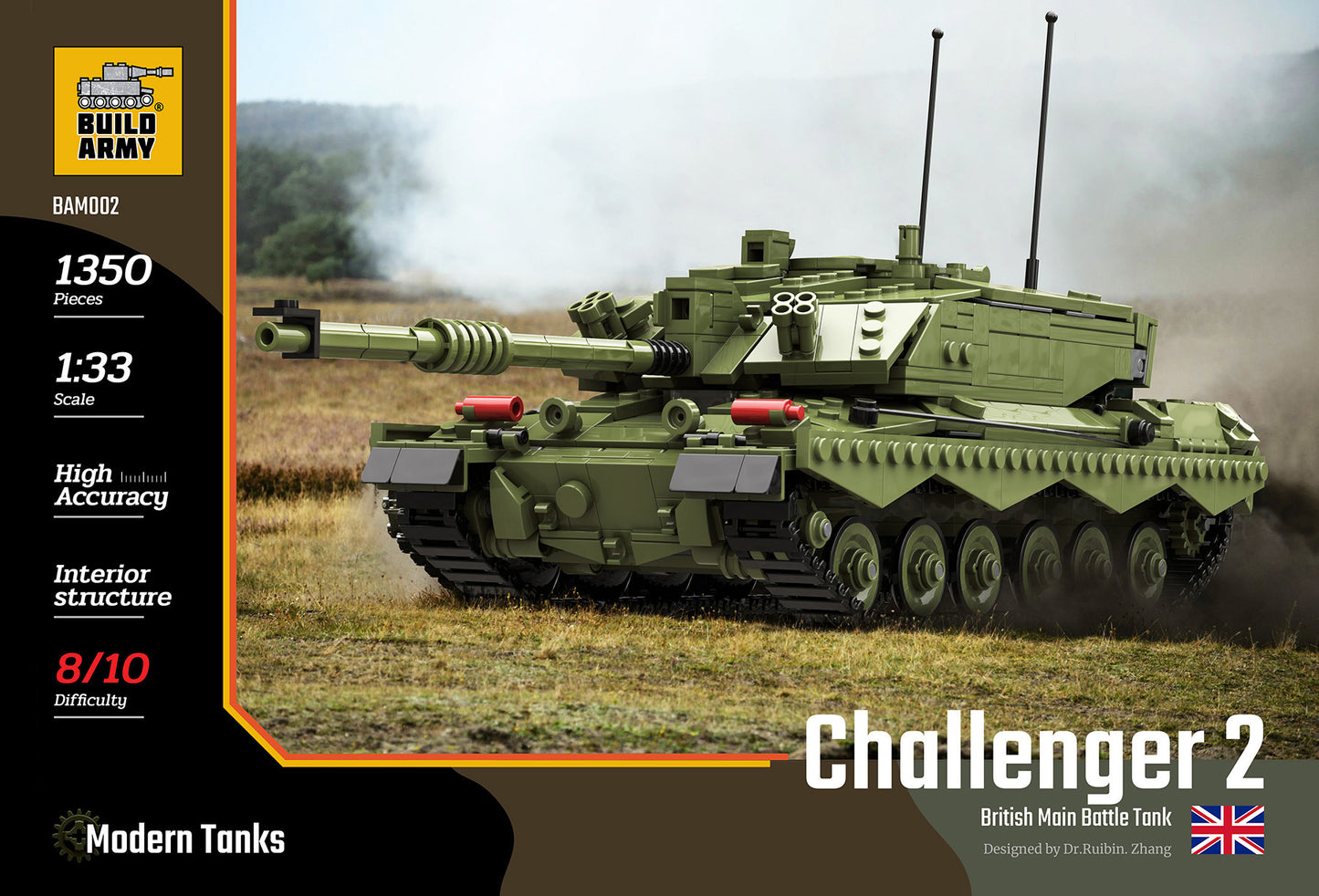 BM002 - Challenger Tank 1/33 Scale