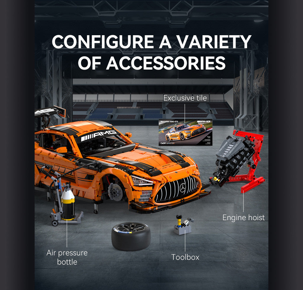 C64008 - Mercedes AMG GT3 Licensed model in 1/8 Scale – Building