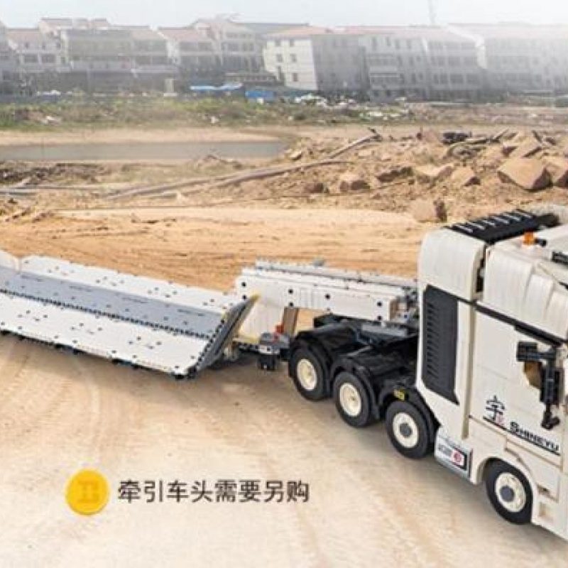 Heavy Duty R/C Haulage Set. Truck, Trailer and Bulldozer