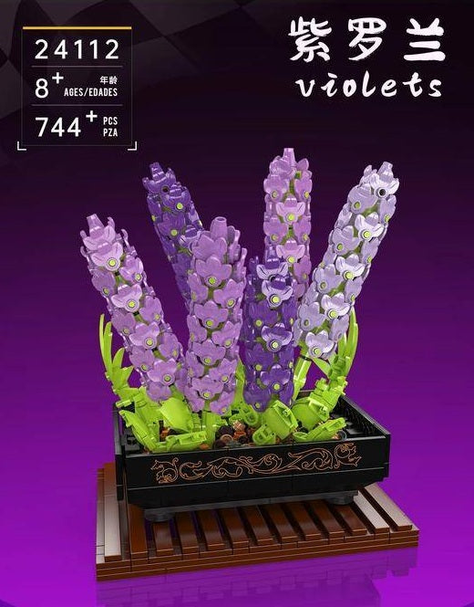 24112 - Violet Vase