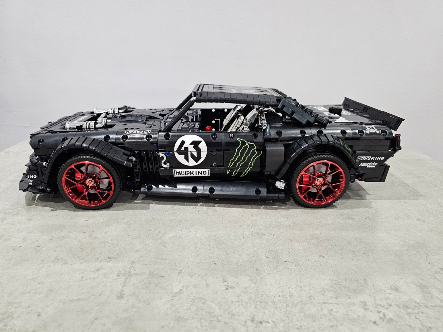 13108 Mustang Hoonigan 1/8 Scale. Static and Motorised option.