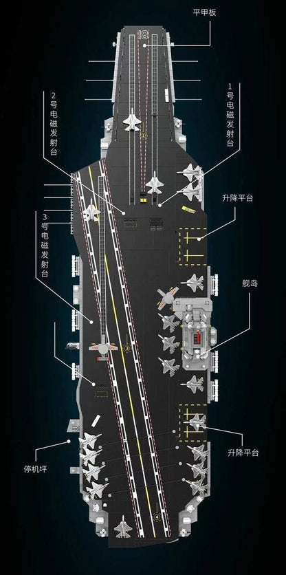 20313 Aircraft Carrier 1/250 Scale with Accessories