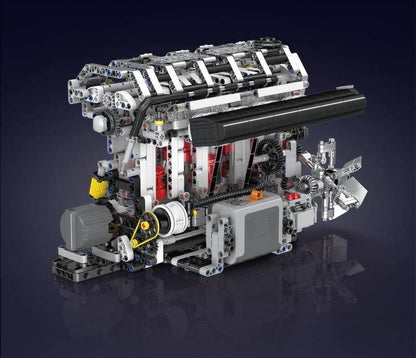 10087 Motorised 4 Cylinder Engine