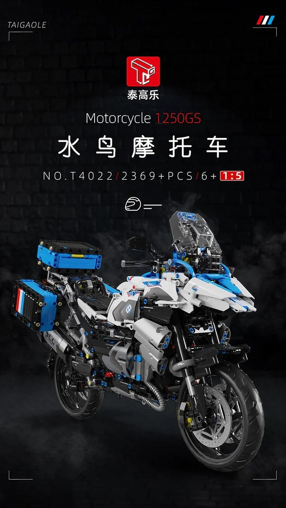 T4022 BMW R1250 Motorcycle 1/5 Scale