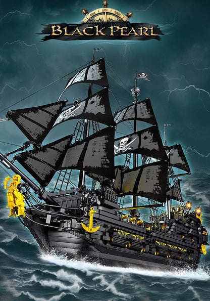 66036 - The Black Pearl with lighting.