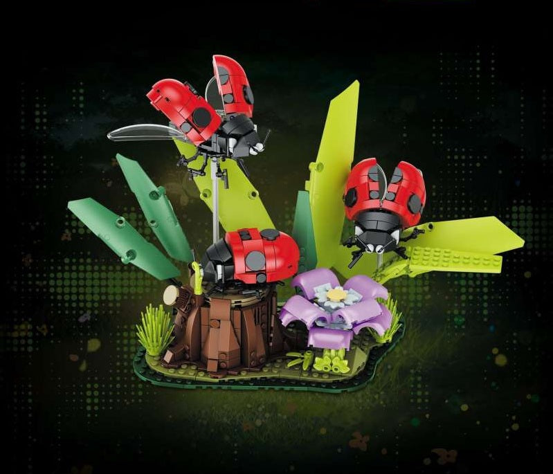 66108 - Trio of Ladybirds