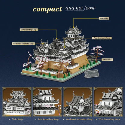 55017 - Himeji Castle in 1/127 scale
