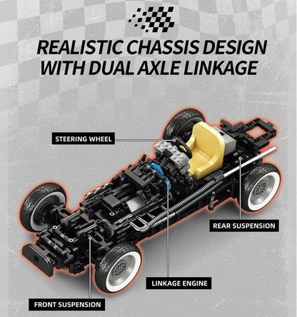 11038 - Ferrari F1 500 Racing Car Model