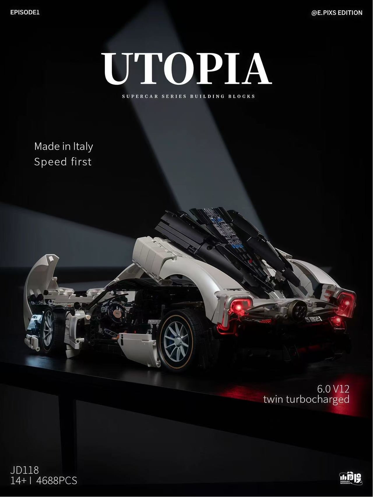 JD118 - Pagani Utopia with lighting