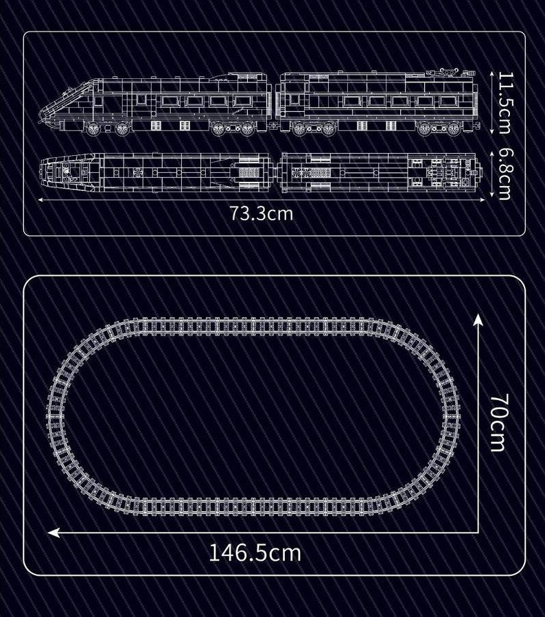 12016 - Eurostar Train Set