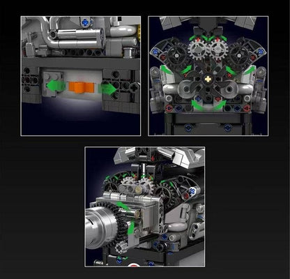 10205 Motorised V12 Engine