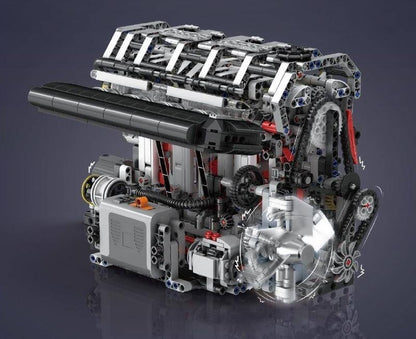 10087 Motorised 4 Cylinder Engine