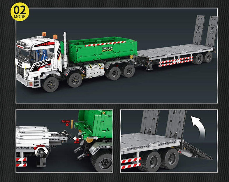 22021 - R/C truck & Trailer/RORO skip