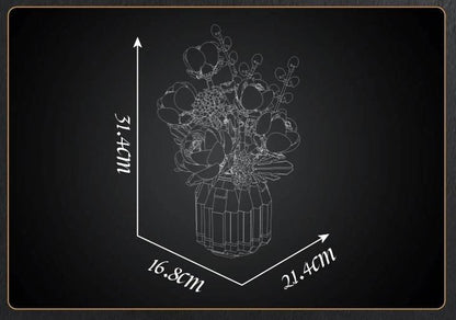 24109 - White Rose Vase