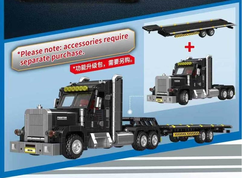 Trucks - Volvo, Scania and American with optional trailer