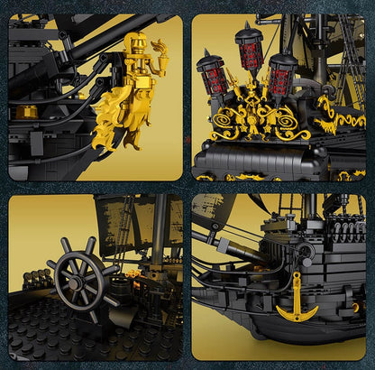 66036 - The Black Pearl with lighting.