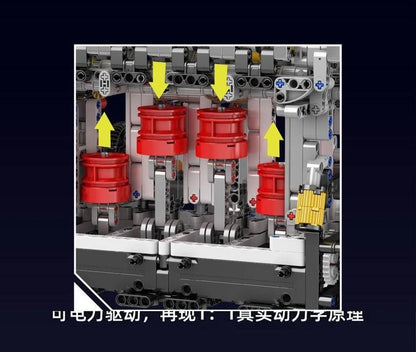 10087 Motorised 4 Cylinder Engine