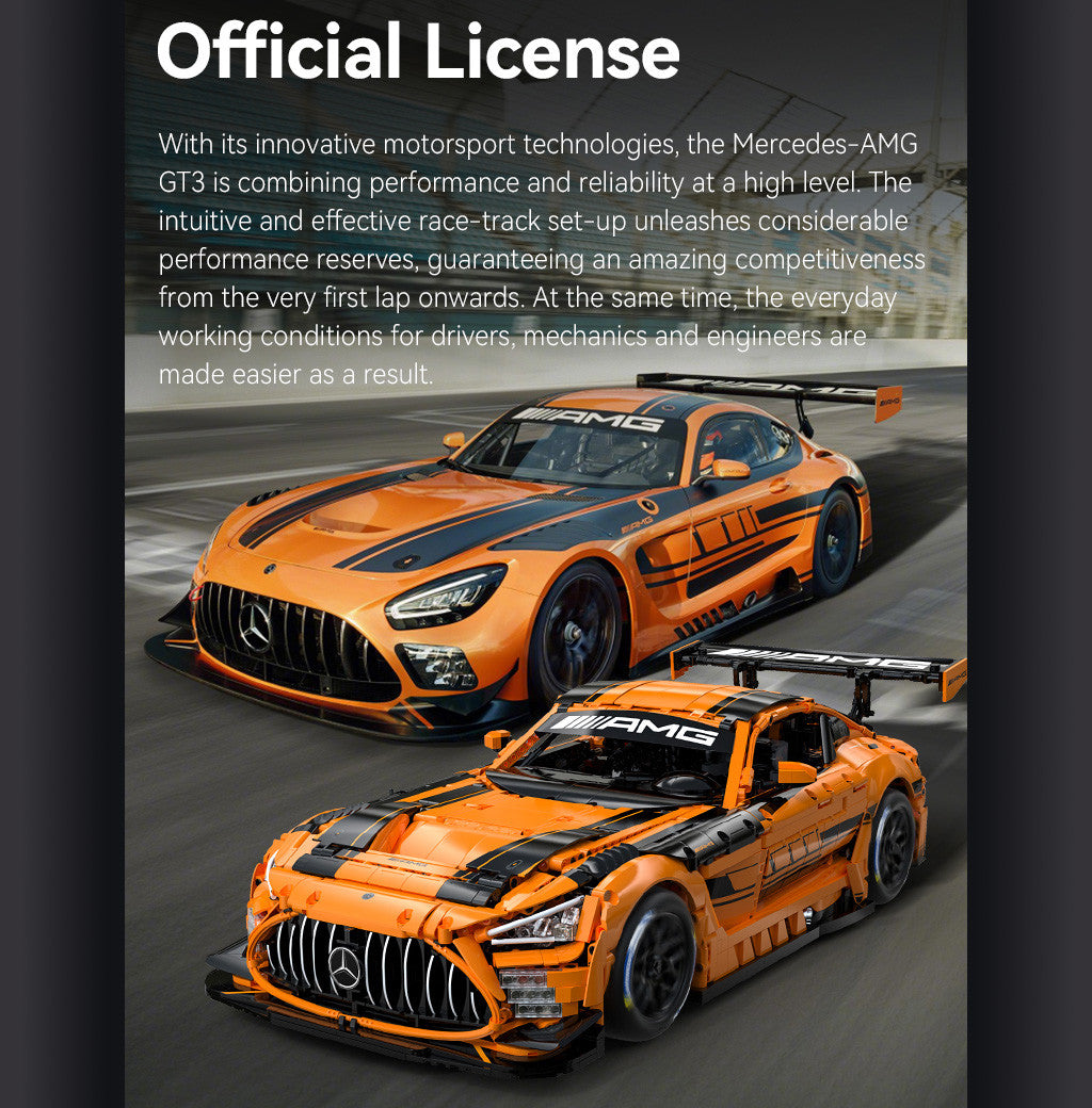 ami_go  C64008 - Mercedes AMG GT3 Licensed model in 1/8 Scale – Building