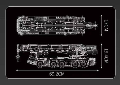 17073 LTM 1110 R/C Crane