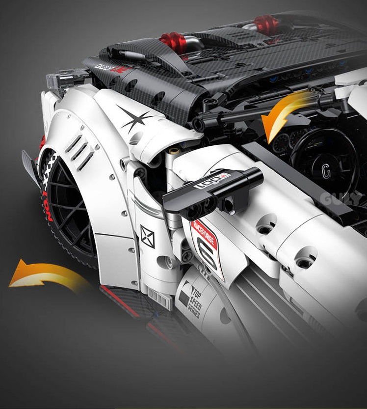 10630 - Low Lying Nissan GTR - 1/8 Scale with PF upgrade option.