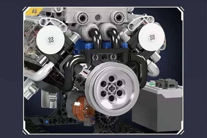 10087 Motorised 4 Cylinder Engine