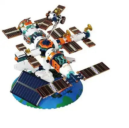 Solar Powered Rotating Space Models