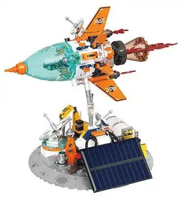 Solar Powered Rotating Space Models