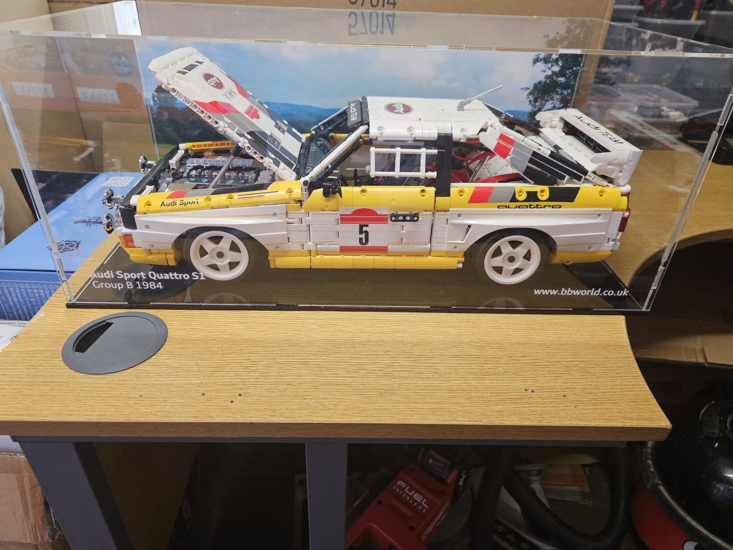 Display Case for Audi Sport Quattro S1 in 1/8 Scale