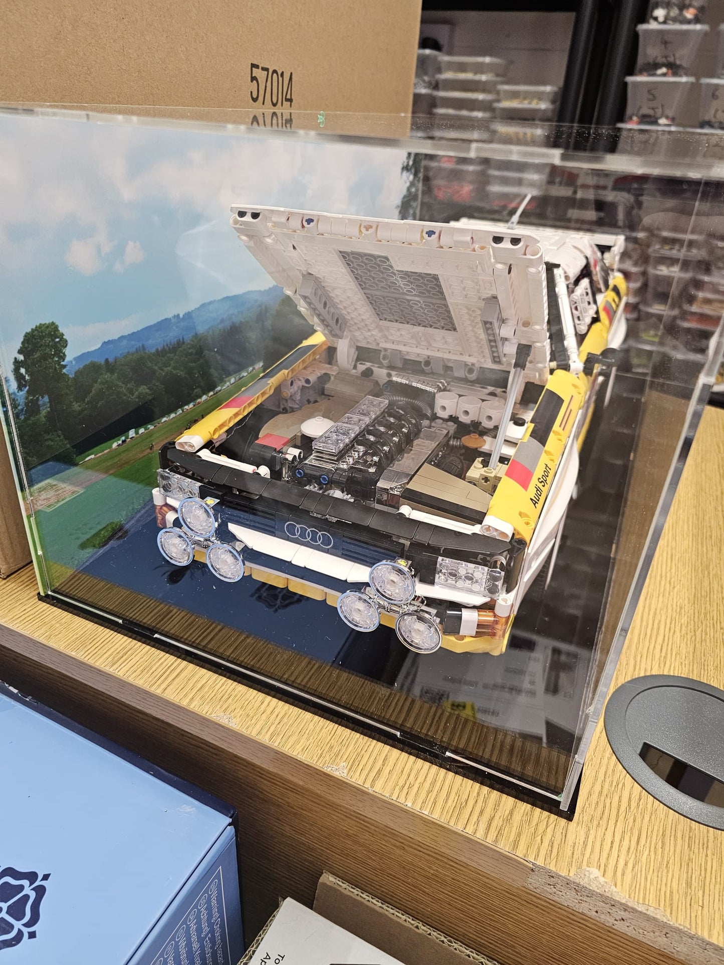 Display Case for Audi Sport Quattro S1 in 1/8 Scale