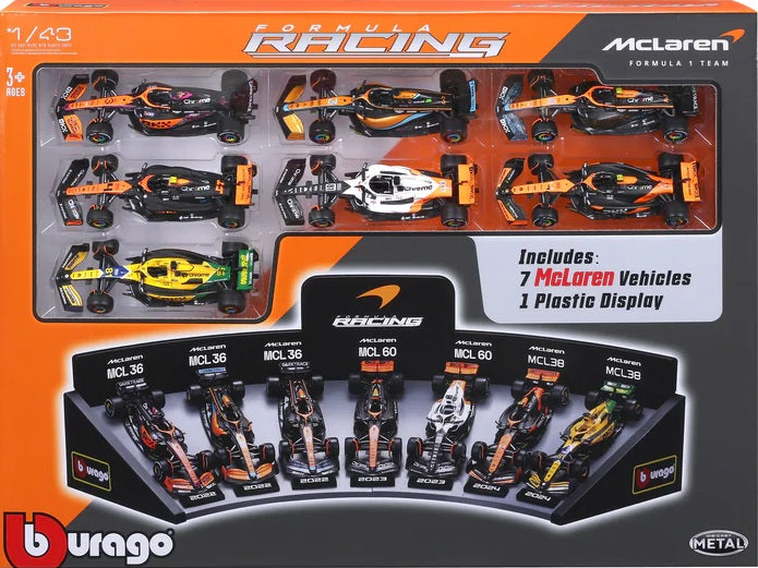 1/43 Scale - Die cast F1 Display Sets - Buy all 4 and get 10% Discount!