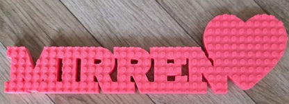 Building Block Name Plates