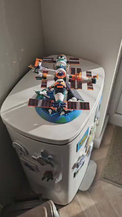 Solar Powered Rotating Space Models